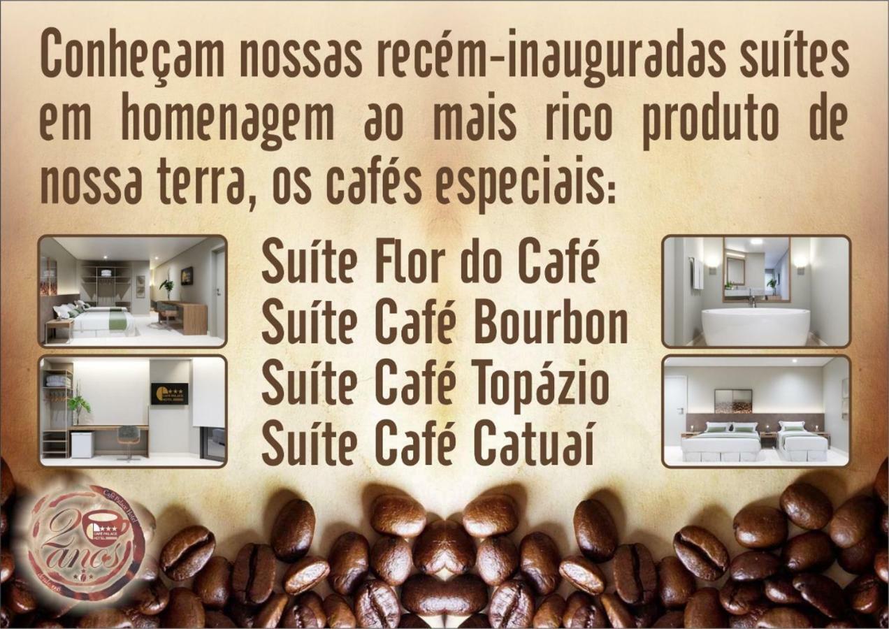 Café Palace Hotel Três Pontas Kültér fotó